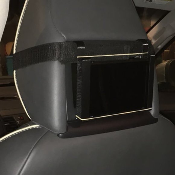 Nintendo Switch Car Mount for Passenger Seat Visor Holds Console Travel Portable - Picture 5 of 7